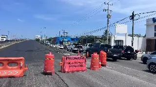 Imagen Caos vial por cierre del puente Amapolas en Veracruz