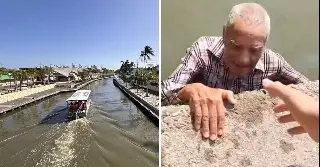 Imagen Adulto mayor desaparece en San Luis Potosí; lo encuentran vivo y nadando con cocodrilos en Tampico