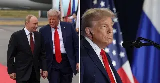 Imagen Trump y Putin 'dejaron de reír' tras reunión; presidentes terminaron conferencia abruptamente