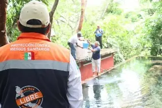 Imagen Sector salud establece cerco sanitario en Tatahuicapan, Veracruz