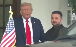 Imagen Trump recibe a Zelensky con líderes europeos en la Casa Blanca