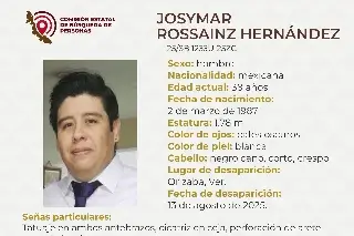 Imagen Desaparece hombre en Orizaba, Veracruz; aquí sus características 