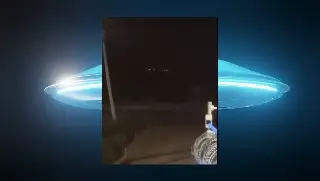 Imagen Reportan luces extrañas sobre campo en Rusia; creen que se trata de un OVNI