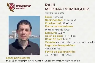 Imagen Desaparece hombre en el puerto de Veracruz; aquí sus características 