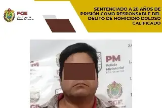 Imagen Lo sentencian a 20 años de cárcel por homicidio doloso calificado en Citlaltépetl, Veracruz