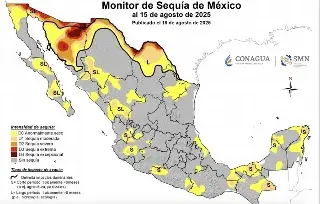 Imagen Aumentan a 46 los municipios de Veracruz con condición de sequía anormal
