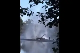 Imagen Helicóptero se estrella al intentar sofocar incendio forestal y ocurre un 'milagro' (+Video)