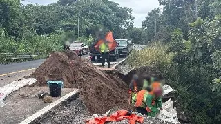 Imagen Se registra reducción de carriles en carretera de Veracruz