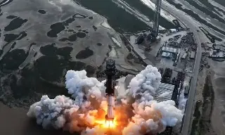 Imagen Tras aplazamientos, despega décimo lanzamiento de prueba de la nave Starship