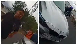 Imagen Sujeto agrede a familia por supuestamente pegarle a su vehículo en el Edomex (+Video)