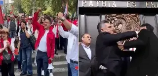 Imagen Militantes del PRI marchan en apoyo a su líder 'Alito' Moreno 