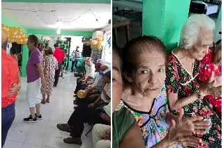 Imagen Celebran a los abuelitos en asilo de Veracruz; familiares no los visitan