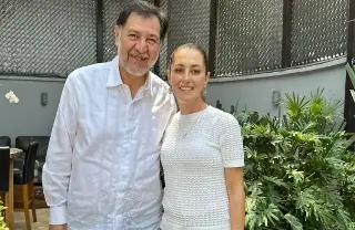 Imagen Sheinbaum se solidariza con Noroña y acusa linchamiento mediático tras pelea con Alito 