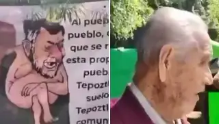 Imagen Comuneros protestan contra Noroña por compra de casa en Tepoztlán