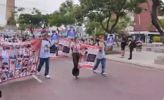 Imagen Marchan por Día Internacional de las Víctimas de Desapariciones Forzadas