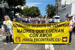 Imagen Marchan por los desaparecidos en Veracruz; 'cada vez hay más'