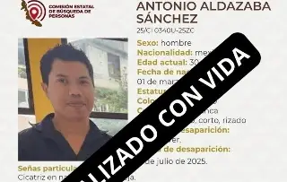 Imagen Localizan en Tlaxcala a joven veracruzano reportado desaparecido hace casi dos meses