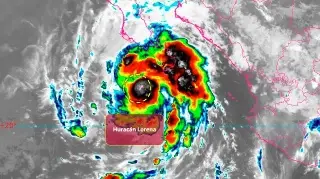 Imagen Huracán 'Lorena' avanza hacia BCS, prevén que toque tierra al norte de Cabo San Lucas