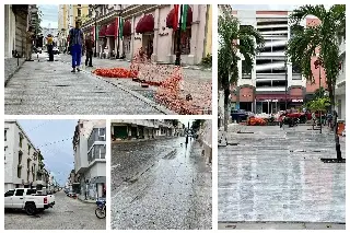 Imagen Este es el avance en obras de avenidas del Centro Histórico de Veracruz