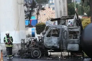 Imagen ¿Qué pasó con el chofer de la pipa que explotó en CDMX?