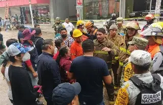 Imagen Fueron atendidas 9 personas por incendio en tienda departamental: ayuntamiento de Las Choapas