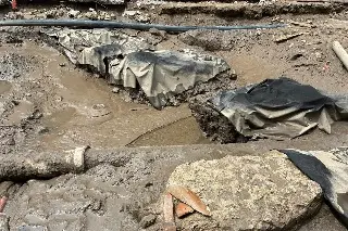 Libera el INAH zona de vestigios hallados en el centro de Veracruz; ¿Quedarán sepultados?