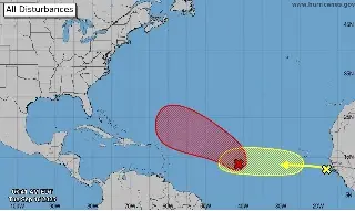 Zonas de Baja Presión con potencial de 90 y 20% de ser ciclón en el Atlántico: NOAA