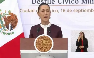 Imagen Advierte Sheinbaum que no permitirá injerencia de otros países, en su primer Desfile de Independencia