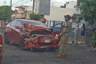 Imagen Fuerte accidente en Río Medio, Veracruz