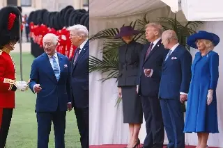 Recibe la realeza a Trump en Windsor para segunda visita oficial en Reino Unido (+Video)