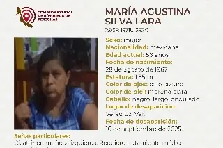 Desaparece mujer en el puerto de Veracruz; aquí sus características 