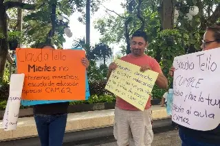 Padres de familia del CAM en Boca del Río se quejan por falta de maestro