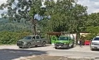 Imagen Tras hechos de violencia, fuerzas federales y estatales realizan operativo en Coxquihui