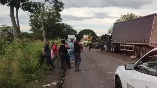 Imagen Se registra cierre parcial de circulación en carretera de Veracruz