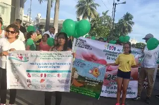 Imagen Harán caminata a favor de la donación en Veracruz; esperan hasta 11 años por un órgano