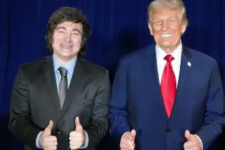Imagen Trump y Milei se reúnen este martes ¿Dónde? ¿De qué hablaron? (+Video)