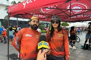 Imagen Hacen mega recorrido en patines, patinetas y bicicletas en Veracruz 