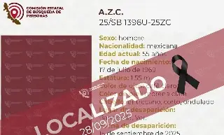 Imagen Hallan sin vida a hombre reportado como desaparecido; fue arrastrado por río