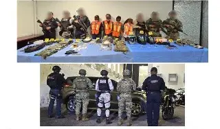 Imagen Cuatro detenidos tras operativo con Fuerzas Federales en Orizaba; esto aseguraron