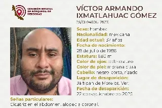 Imagen Él es Julio y desapareció al sur de Veracruz; estas son sus señas particulares 