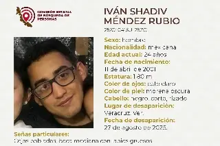 Joven desaparece en el puerto de Veracruz; estas son sus características 