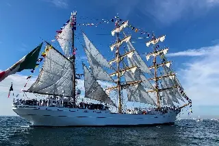 Imagen Velero Cuauhtémoc volverá a zarpar y navegar los mares ¿Visitará Veracruz?