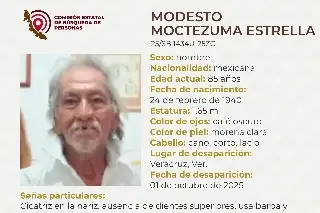 Imagen Desaparece hombre de la tercera edad en el puerto de Veracruz 