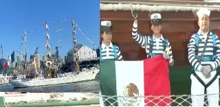 Imagen Así despidieron al Buque Escuela Cuauhtémoc en NY ¿Cuándo llega a Veracruz? (+Video)