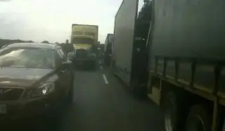 Imagen Tome precauciones, hay cierre parcial de circulación en autopista de Veracruz