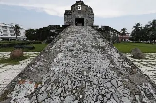 Imagen Estos son los avances de las obras de rehabilitación del Baluarte de Santiago y el Ex Hospital San Carlos en Veracruz