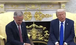 Imagen Podríamos renegociar o podemos hacer acuerdos diferentes: Trump del T-MEC