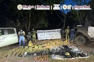 Imagen Cae en Sinaloa hombre con armas, droga y explosivos