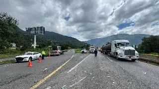 Imagen Tome precauciones; hay cierre parcial de circulación en autopista de Veracruz