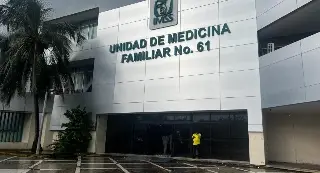 Imagen Cancelan citas para análisis de laboratorio en la clínica 61 del IMSS en Veracruz 